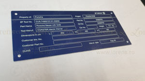 Plăci timbru gravate si placute identificare pentru mașini si utilaje - imagine 4