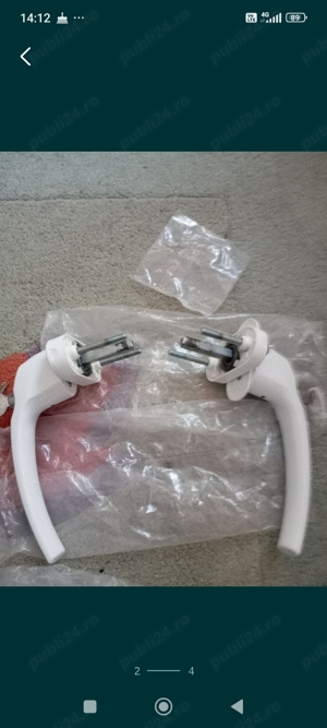 2 Mânere cu chei pt închidere  geamTermopan 