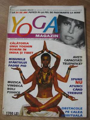 Lot 25 reviste YOGA MAGAZIN , primul an 1996 , 2001, 2002 - an complet , 2003