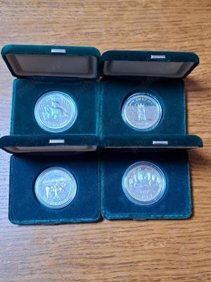 monede argint 1 Dollar Canada in caseta