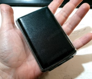 tabacheră vintage metalică pentru 10 tigarete