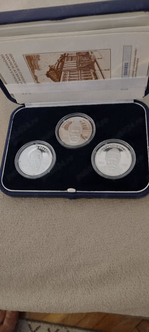  Bancnote si Monede 10 lei argint cu Brancus ,Timisoara Capitala Culturala si alte monede - bancnote