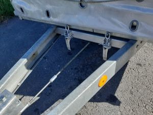 Remorca   platforma basculabila cu sistem de franare AL-KO 300cm x 150cm cu inaltime reglabila 750kg - imagine 5