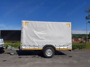 Remorca   platforma basculabila cu sistem de franare AL-KO 300cm x 150cm cu inaltime reglabila 750kg - imagine 3