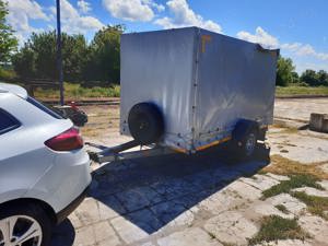 Remorca   platforma basculabila cu sistem de franare AL-KO 300cm x 150cm cu inaltime reglabila 750kg - imagine 4