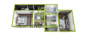 apartament 3 camere, Girocului, parter, decomandat, cetrala proprie - imagine 9