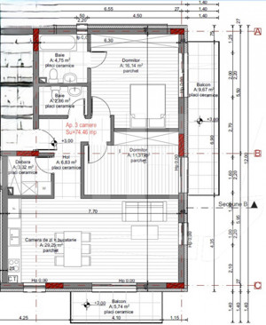 Apartament 3 camere bloc nou, zona bazei sportive - imagine 5