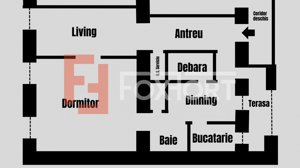 Apartament 2 camere 93 mp totali - terasa si balcon, zona Piata Victoriei - imagine 7