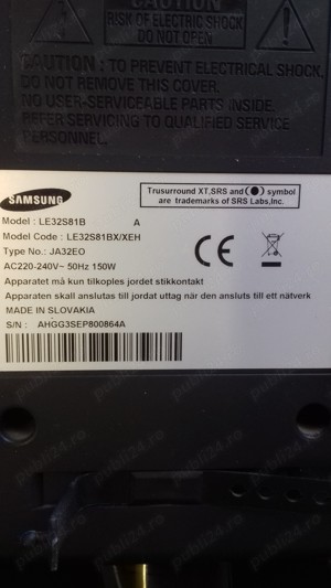 TV LCD Samsung HD diag.80 in stare foarte buna - imagine 3