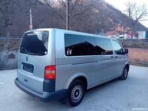 vw transporter t5 pasul lung 2007 1.9 tdi clima top  - imagine 2