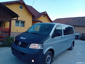 vw transporter t5 pasul lung 2007 1.9 tdi clima top  - imagine 1