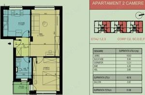 Apartament 2 camere acces usor Ikea Pallady - imagine 4