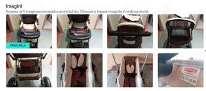 Vand carucior bebe si landou transport, stare foarte buna, marca ADBOR