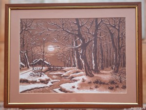 goblen cusut " Noapte feerica"