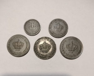 Monede 2 lei 1941; 5 lei 1942; 20 lei 1942, 1943, 1944 Mihai l  - imagine 2