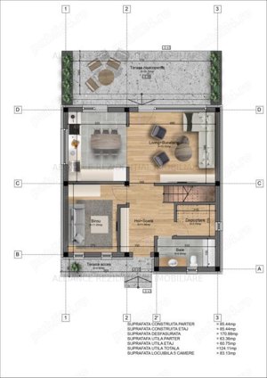 Casa individuala   P+1E+POD   5 camere - 3 bai   456 teren   Zona linistita - imagine 13