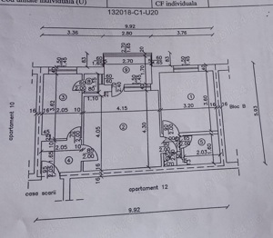 Vând apartament 2 camere în str.Erou Călin Cătălin nr.11, intabulat, certificat energetic, bloc lin  - imagine 3