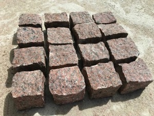 Piatra cubica rosie Maple Red 10x10x5 cm