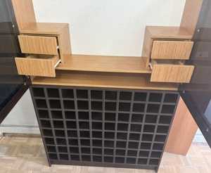 Dulap cu rafturi pentru bauturi; Vitrina cu depozitare pentru sticle - imagine 5
