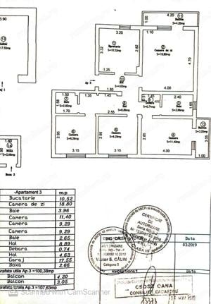 4 cam decomandate centrala proprie etaj 1 Zona Complex Studentesc