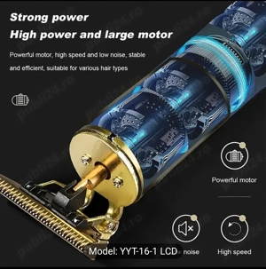 Mașină de Tuns Par și Barba cu LED  - imagine 2