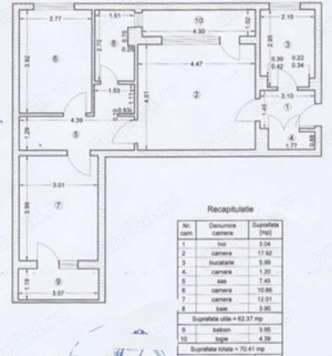 Apartament 3 camere semidecomandat, 8/10, Drumul Taberei, Valea Ialomiței. - imagine 17