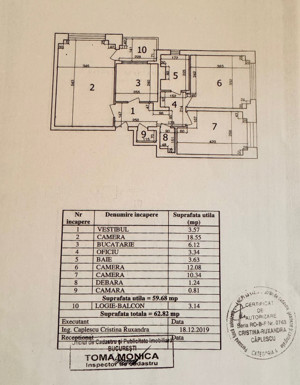 Apartament 3 camere decomandat 10/10, Militari, Politehnica, Str, Arinii Dornei. - imagine 11