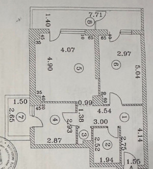 Apartament 2 camere decomandat 4/15, piscina ,parcare, Ansamblul Primăvara. - imagine 5