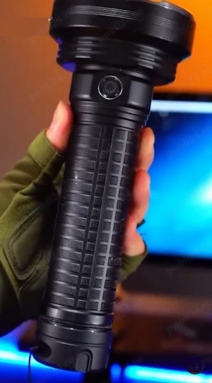 Lanterne metal lumina foarte puternica acumulator zoom raza 100-1400m , noi la cutie - imagine 4