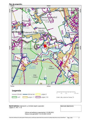 Teren intravilan 2078 mp langa padure - Piscu Ciolpani Snagov - imagine 7