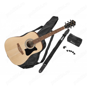 Set Chitara Acustica cu Husa si Accesorii Ibanez V50NJP-OPN