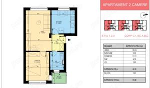 Primaria Leordeni Ap 2 camere decomandat  - imagine 4