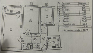 Apartament cu 2 camere, decomandat, Titan/Trapezului - imagine 11