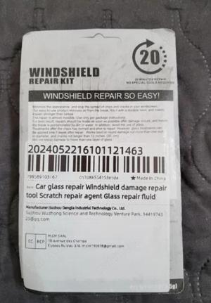 Kit Reparatie Parbriz Auto, Ciobitura, Fisura, Lovitura, Zgarietura - imagine 3