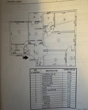 Apartament de 4 camere SEMIDECOMANDAT-Rahova - imagine 9