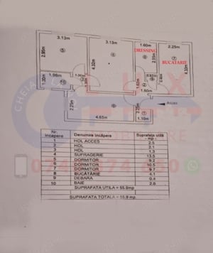 ID 3598 Apartament 4 camere RENOVAT - ETAJ 1 - Cartier Vest - imagine 11