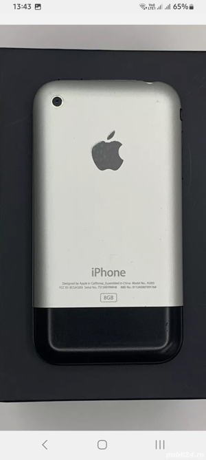 Cumpăr Apple iphone 2g8gb prima generație2007