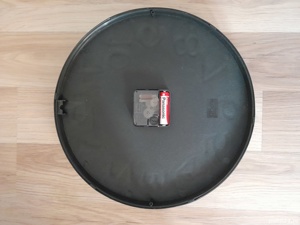 Ceas de perete alb negru diametru 30cm - imagine 5