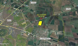 25,20 ha teren intravilan la iesire din Arad spre Horia - imagine 2