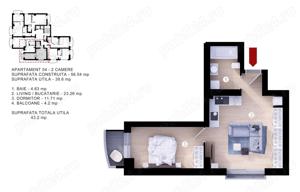 Apartament 2 camere de inchiriat - imagine 9