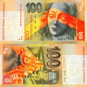 Lot 2 bancnote SLOVACIA