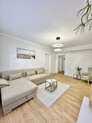 Apartament de lux, 2 camere, 55 mp, parcare, etaj intemediar, lift, zona Terra - imagine 6