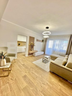 Apartament de lux, 2 camere, 55 mp, parcare, etaj intemediar, lift, zona Terra