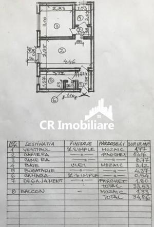 Apartament 2 Camere Baneasa Nerenovat