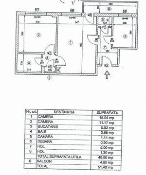 Apartament 2 camere | Medlife-Grivita | Metrou 1 MAI - imagine 10