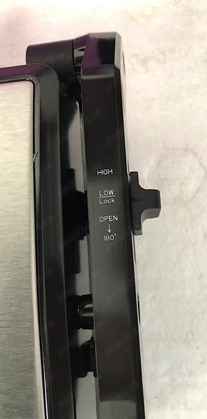 Sandwich Maker & Grill 1600W, placi antiaderente, inox - imagine 4