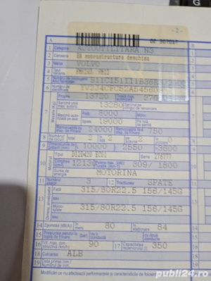 vând camion  Volvo  cu macara 6x2   - imagine 4