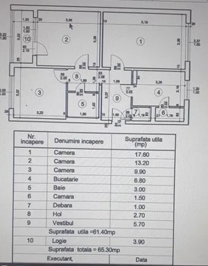 Vanzare 3 camere DRUMUL TABEREI - PRETABIL INVESTITIE - 2 minute Metrou Valea Ialomitei