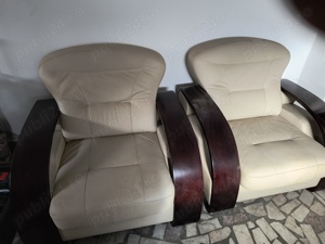  Canapea din piele - imagine 2