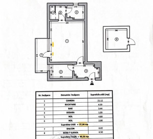 Apartament tip studio 4/4, bloc tip H special, vizavi de Mall Afi Cotroceni. - imagine 11